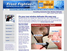 Tablet Screenshot of frostfighter.com